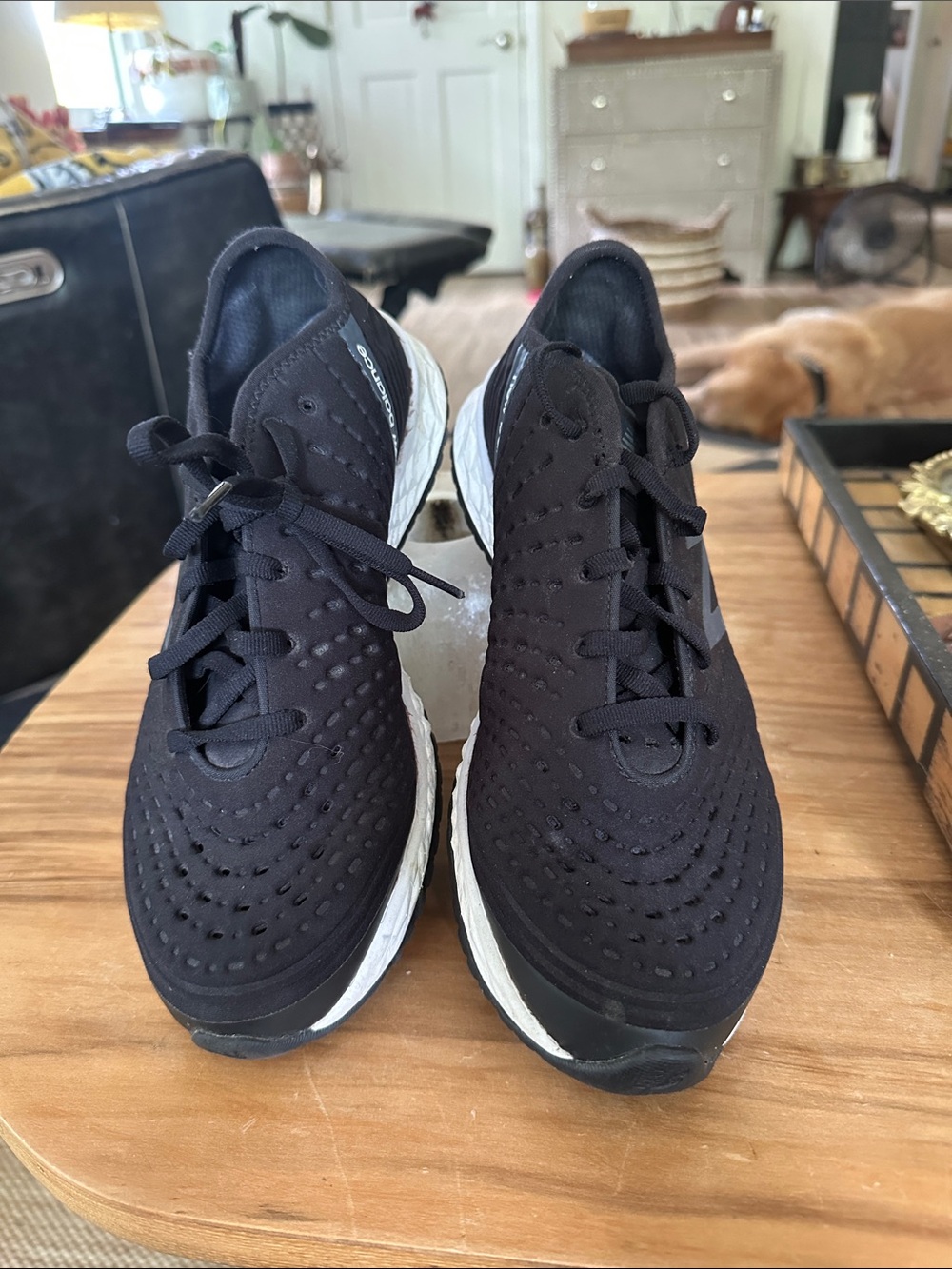New Balance Black and Gray Fresh Foam Athletic Running Shoes size 8.5 - Picture 3 of 5
